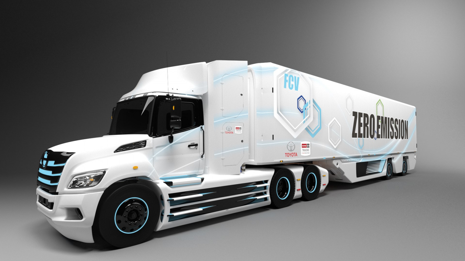 「走行時CO2排出量ゼロの燃料電池大型トラックをトヨタと日野自動車が北米で開発」の2枚目の画像