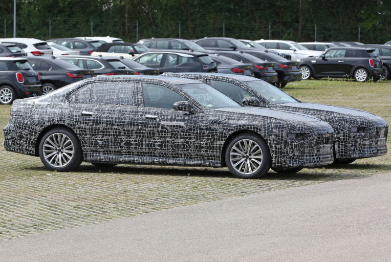 「BMW・7シリーズ次世代型、EVとPHEVモデルをダブルスクープ！」の7枚目の画像