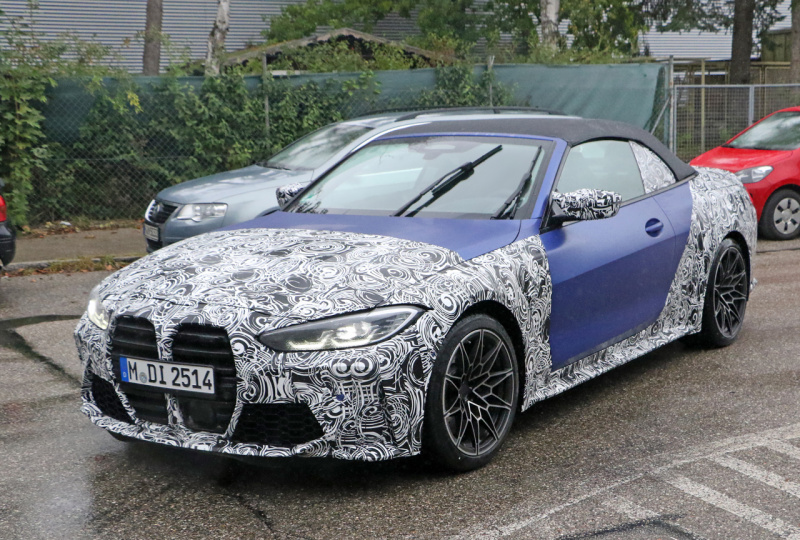 「BMW 4シリーズ・最強オープンモデル「M4カブリオレ」、新色フローズンブルーを目撃！」の3枚目の画像
