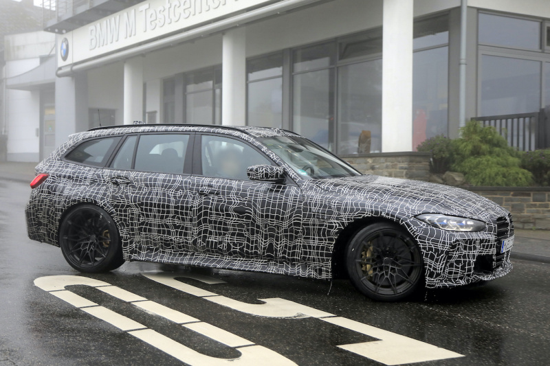 「2022年発売へ！　BMW M3初のツーリング、最新プロトタイプをキャッチ」の4枚目の画像