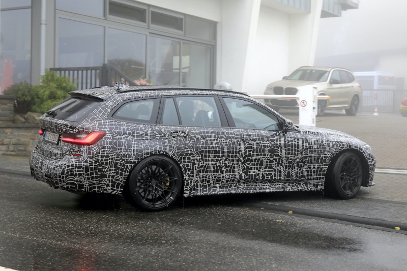 「2022年発売へ！　BMW M3初のツーリング、最新プロトタイプをキャッチ」の6枚目の画像