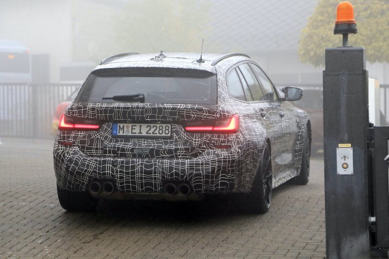 「2022年発売へ！　BMW M3初のツーリング、最新プロトタイプをキャッチ」の10枚目の画像