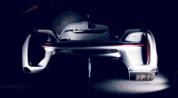 ポルシェ2台の新型モデル発表へ。宇宙船のようなリアエンド公開 - porsche_teaser_light