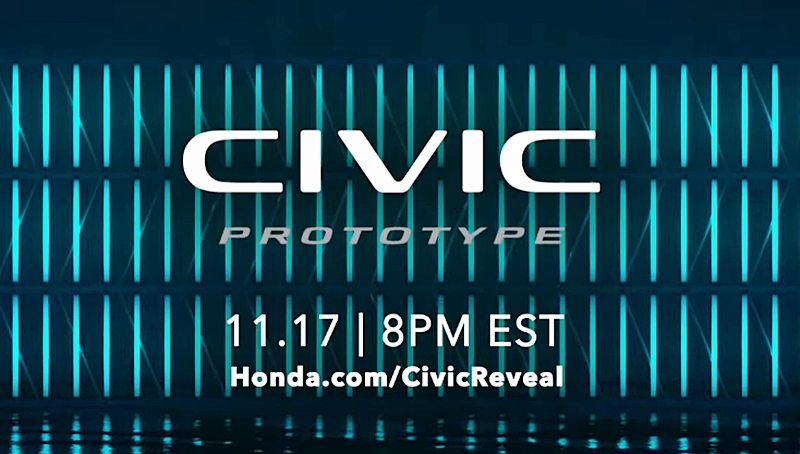 「ホンダが新型「CIVIC（シビック）」プロトタイプを公開！ エクステリア全貌が露に」の4枚目の画像