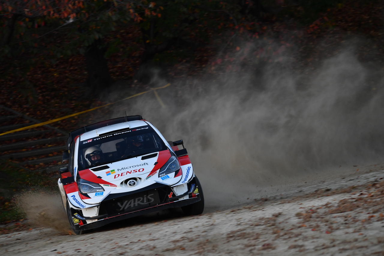 Yariswrc08 画像 ヤリスwrc アルペンクラシックラリーのギャラリーステージで走りを披露 Clicccar Com