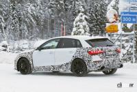 新型アウディA3、450馬力の「R」プロトタイプをキャッチ！ - Audi RS3 winter 22