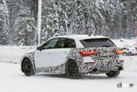 新型アウディA3、450馬力の「R」プロトタイプをキャッチ！ - Audi RS3 winter 23