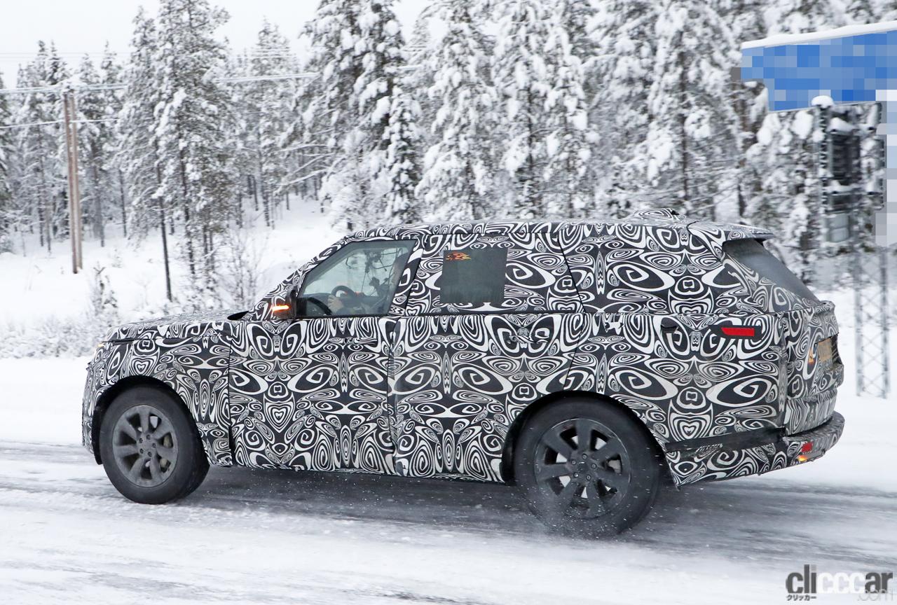 Range Rover 11 画像｜プレミアムSUVの代名詞・レンジローバーの次期型はBMW製V8で豪雪を激走中 | clicccar.com