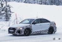 最強コンパクトセダンの称号を取り戻せ！　アウディRS3次期型、スノーテストをキャッチ - Audi RS3 sedan winter 4