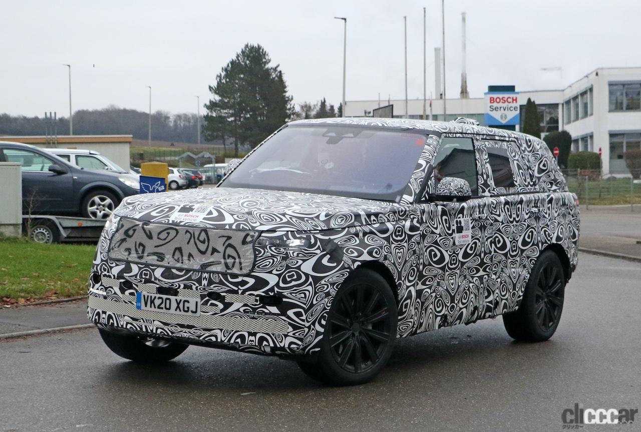 Range Rover 6 画像|「レンジローバー」次期型プロトタイプの室内をキャッチ! 新11.4インチタッチスクリーンを搭載 ...