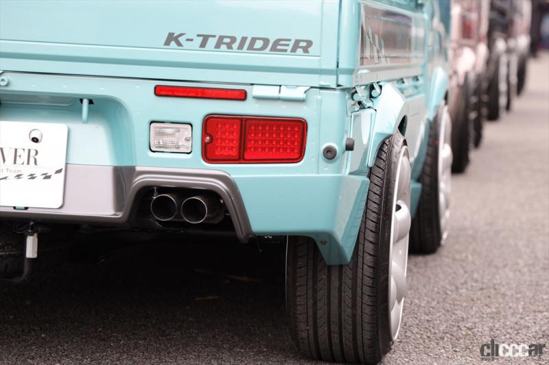 「カッコよすぎるAERO OVER K-TRIDER II！　軽トラックはK-FACTORYの原点回帰【東京オートサロン2021】」の17枚目の画像