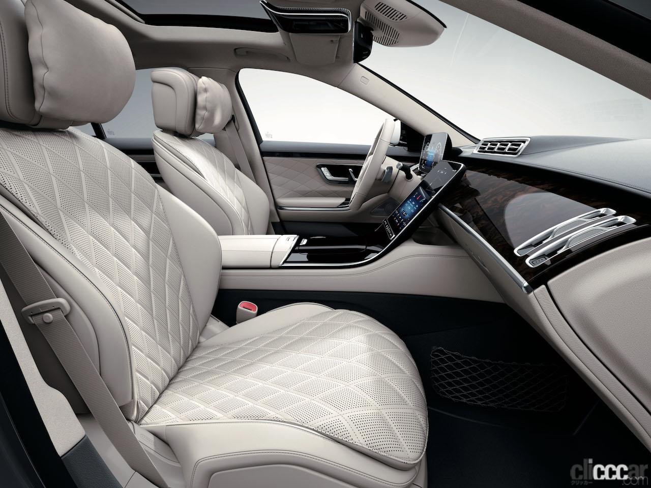Mercedes Benz 9 画像 インパネに縦型タブレットのようなディスプレイを配置し 快適なシートを備えた新型メルセデス ベンツ Sクラス Clicccar Com