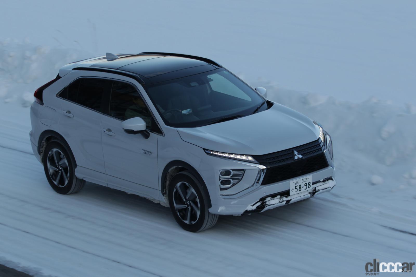 ecliPHEV_SNOW_0005 画像｜三菱エクリプスクロスPHEV、充電できる 