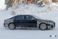 新設計のまったく新しいグリルやヘッドライトを確認！アウディ高性能セダン「S8」が大幅改良へ - Audi S8 facelift 22