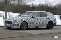 メルセデスAMG C53ステーションワゴン次期型、電化された世界最強直4搭載へ！ - Spy shot of secretly tested future car