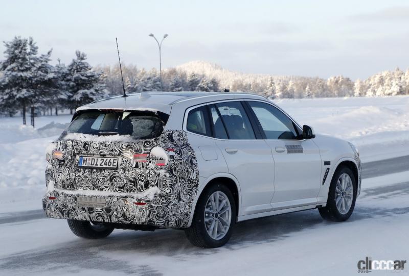 「BMW iX3改良型、Mスポーツバッケージを目撃！　デュアルモーター搭載か？」の10枚目の画像