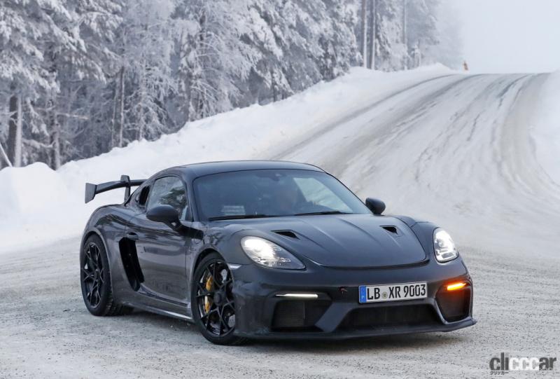 「発表へカウントダウン！　ポルシェ718ケイマン史上最強モデル「GT4 RS」市販型、強気の販売価格をスクープ」の5枚目の画像