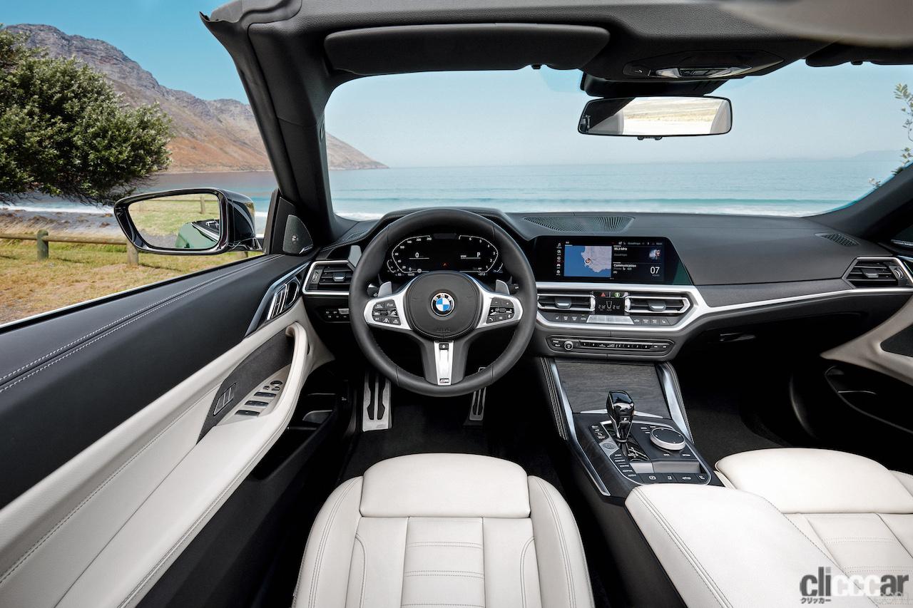 「約18秒で開閉可能なソフトトップを備えた、新型BMW 4シリーズカブリオレが登場」の2枚目の画像