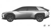 トヨタ・スバル共同開発のEV・SUV「X Prologue」、4月の上海モーターショーで初公開へ！ - toyota-crossover-design-trademark-driver-side