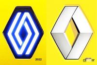 電動化訴求で発光タイプ採用？　ルノーがダイヤモンド型エンブレムを新ロゴに変更 - Renault_logo