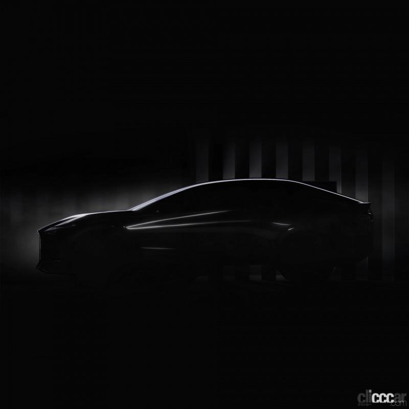 「レクサス新型EV、3月30日初公開へ！　ハイライディング・ファストバックか!?」の5枚目の画像