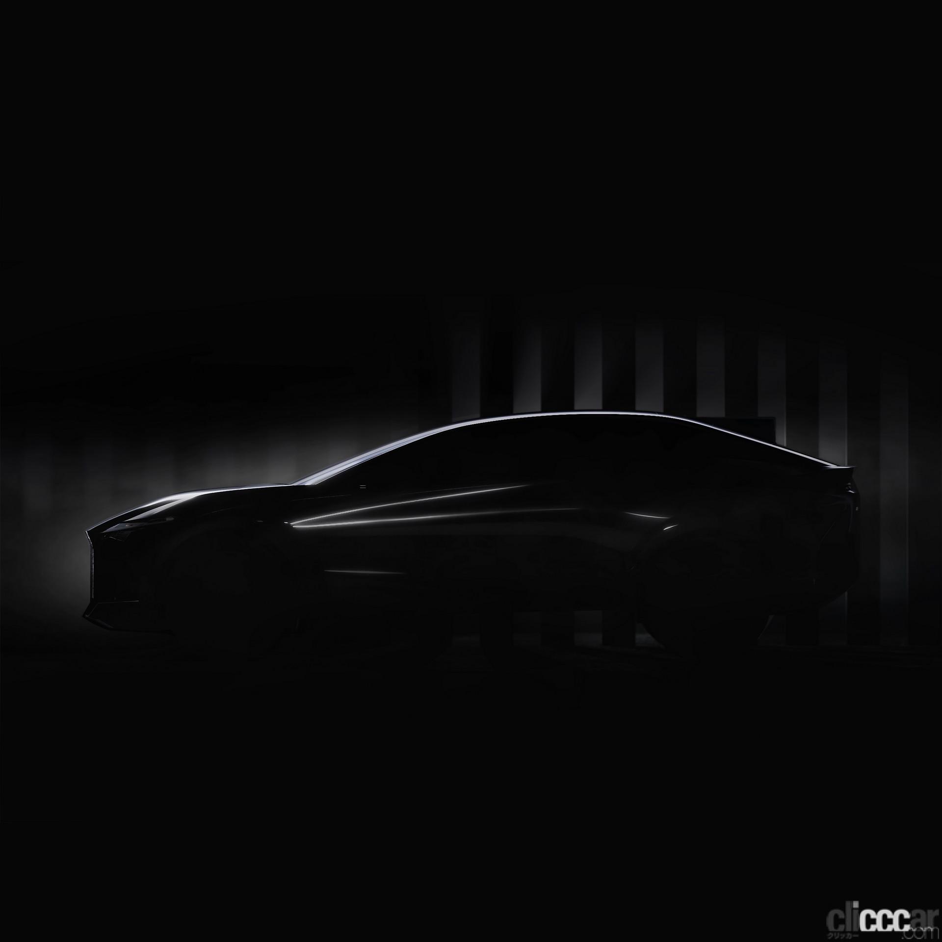 「レクサス新型EV、3月30日初公開へ！　ハイライディング・ファストバックか!?」の5枚目の画像