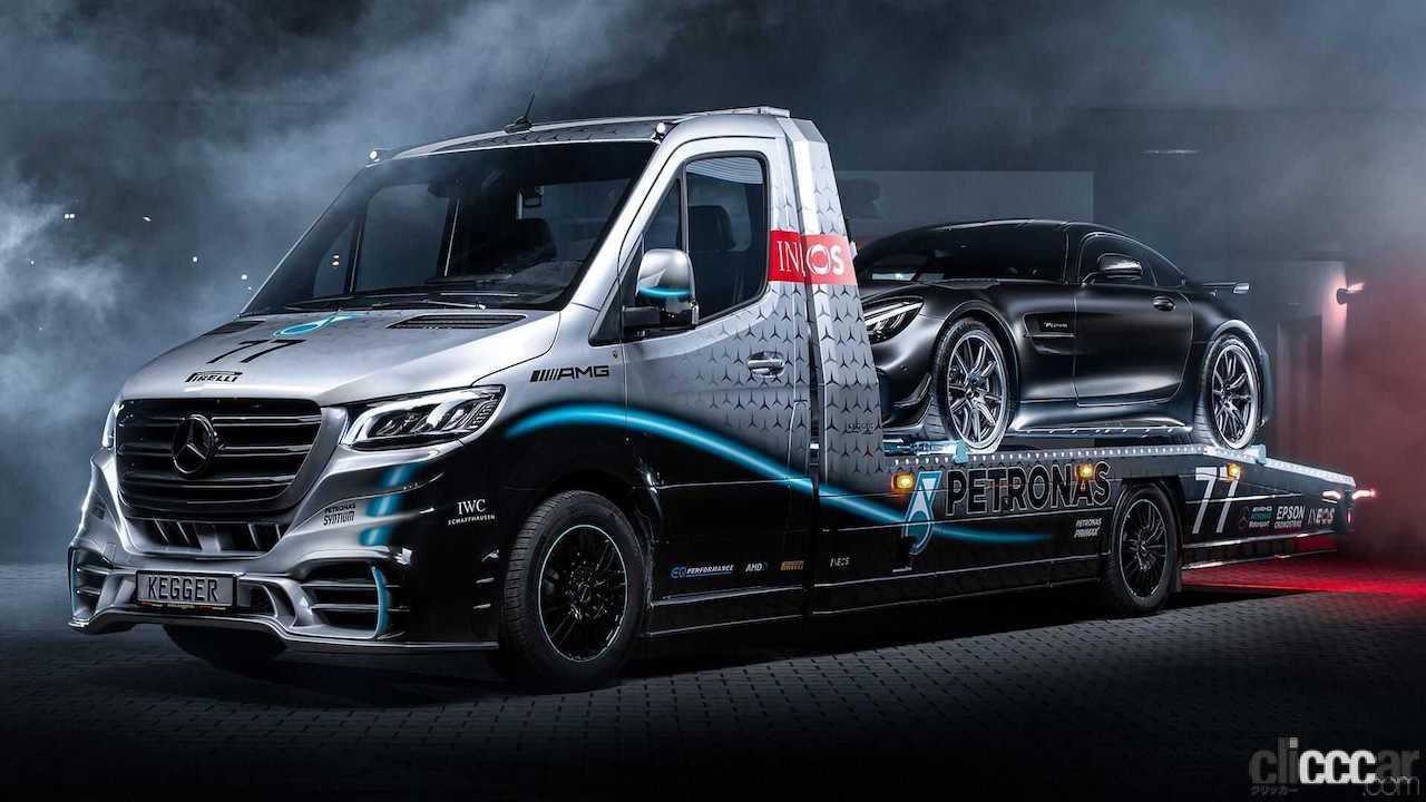 Mercedes Sprinter Tow Truck By Kegger Exterior 画像 まるでf1仕様 超イケてるメルセデスのレッカー車 スプリンター ペトロナス 世界初公開 Clicccar Com