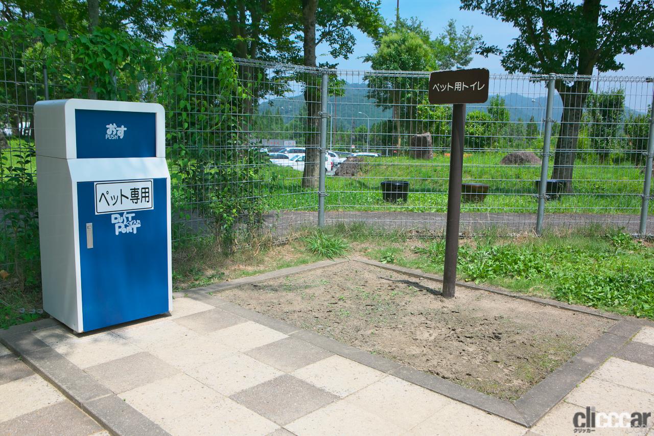 舞鶴若狭自動車道 西紀sa 下り は施設のサイズはコンパクトだけど 緑あふれる空間でリフレッシュできる 全国高速道路saドッグラン探訪 Clicccar Com