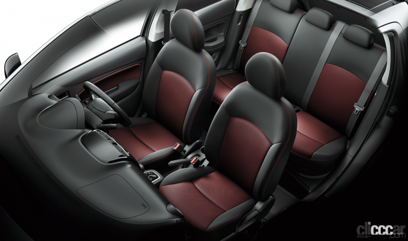 「三菱ミラージュの特別仕様車「BLACK Edition」は、前席シートヒーターやヒーテッドドアミラーを装備」の5枚目の画像