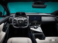 「トヨタの新EVシリーズの第1弾「TOYOTA bZ4X」が初公開。SUBARUと共同開発された新AWDシステムを搭載」の8枚目の画像ギャラリーへのリンク