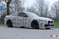 BMWに「CSL」の名称が復活か？　高性能M4プロトタイプをスクープ！ - Spy shot of secretly tested future car