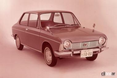 1966年発売のスバル1000_2ドアセダン