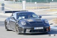 新型・ポルシェ911GT3 RS、巨大ウィングをニュルで最終調整 - Porsche 911 GT3 RS 19