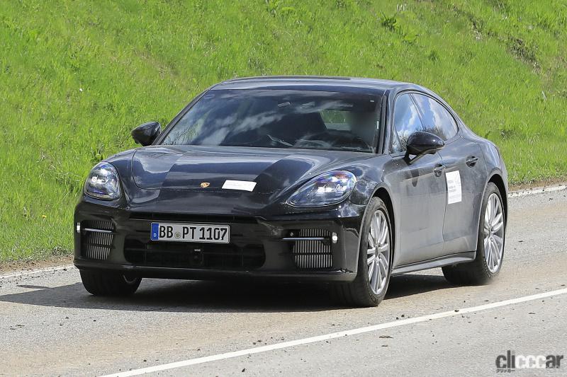 怪しげなエアインテークが追加されたポルシェ パナメーラの開発車両の正体とは Clicccar Com 怪しげなエアインテークが追加されたポルシェ パナメーラの開発車両の正体とは Clicccar Com