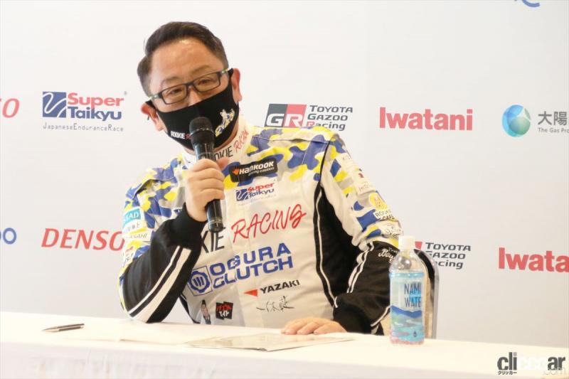 「水素エンジン、斯く戦えり。世界初の水素エンジンレーシングカーでトヨタの社長がレースを走った【スーパー耐久2021】」の28枚目の画像
