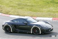 ポルシェ噂の新型ミッドシップスポーツカー、開発車両をキャッチ！ - Porsche Cayman based mule 12