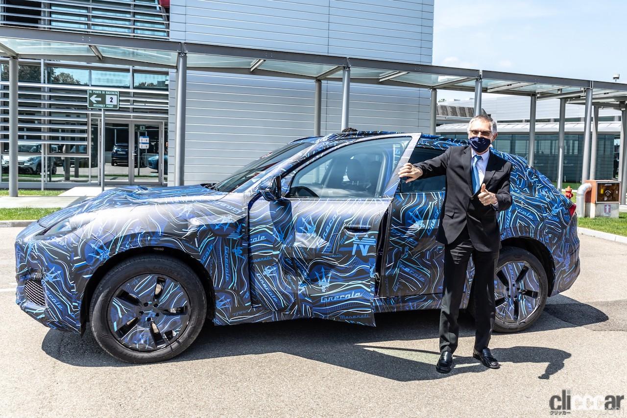 「CEO自らプロトタイプを公式リーク！　マセラティの新SUV「グレカーレ」は最大512馬力」の2枚目の画像