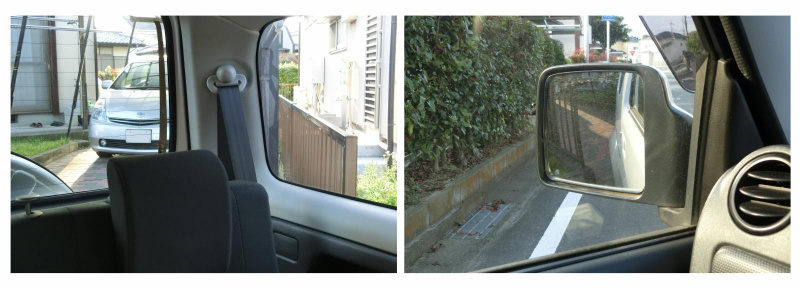 「バック駐車・車庫入れで簡単にまっすぐスマートに決めるコツは目線とハンドル操作」の4枚目の画像