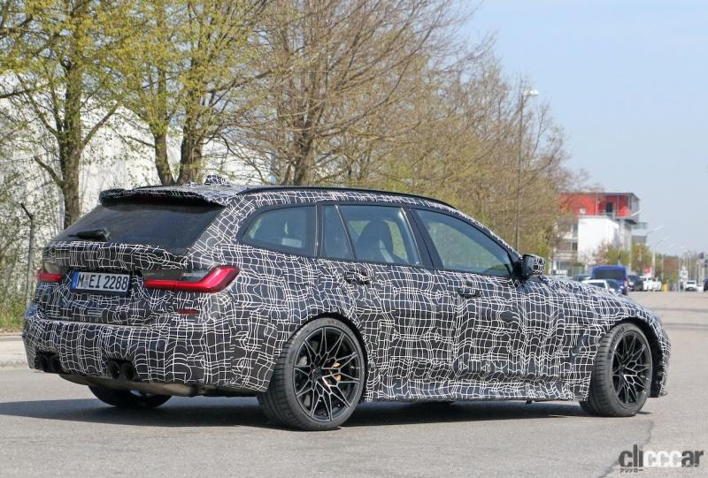 「BMW M3初のツーリング市販型をミュンヘンで目撃！「コンペティション」は510馬力と予想！」の8枚目の画像