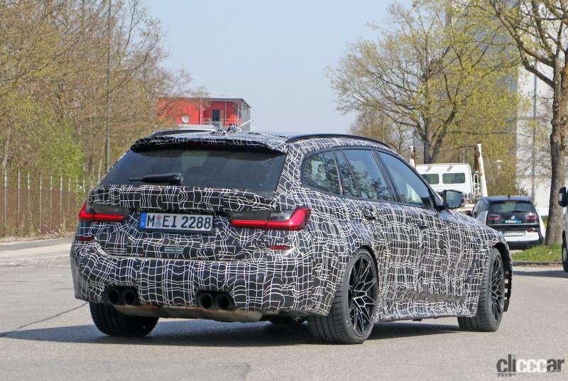 「BMW M3初のツーリング市販型をミュンヘンで目撃！「コンペティション」は510馬力と予想！」の10枚目の画像