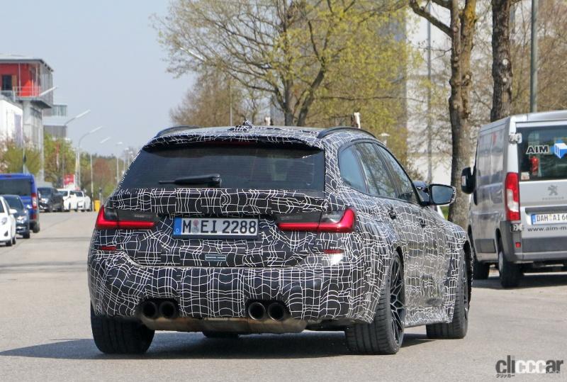 「BMW M3初のツーリング市販型をミュンヘンで目撃！「コンペティション」は510馬力と予想！」の11枚目の画像