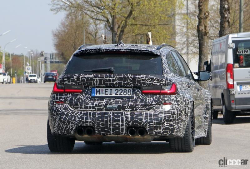 「BMW M3初のツーリング市販型をミュンヘンで目撃！「コンペティション」は510馬力と予想！」の12枚目の画像