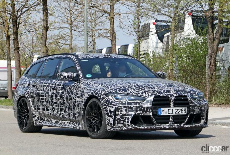 「BMW M3初のツーリング市販型をミュンヘンで目撃！「コンペティション」は510馬力と予想！」の3枚目の画像
