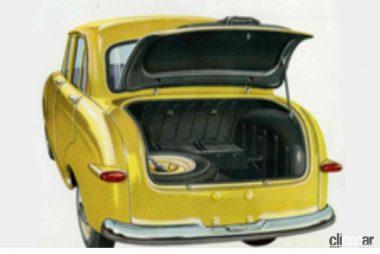 1957年発売の初代トヨペットコロナ(Rear View)