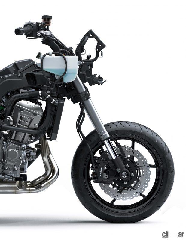 「バイクを空から吊すように安定！カワサキの1000cc冒険マシン「ヴェルシス1000SE」に2021年モデル」の9枚目の画像