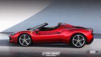 フェラーリ新型「296 GTB」、早くも「スパイダー」を開発中の噂！　デザインを予想 - Ferrari 296 GTB