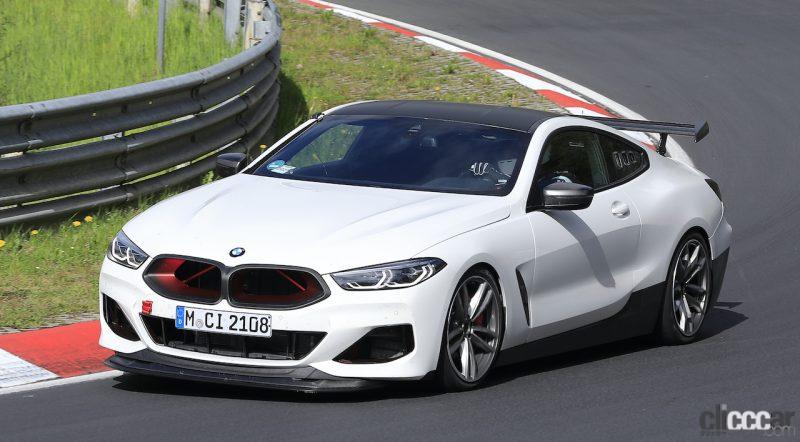 「700馬力超え？BMW M8最強モデル「CSL」開発車両がニュル高速テスト開始！」の3枚目の画像