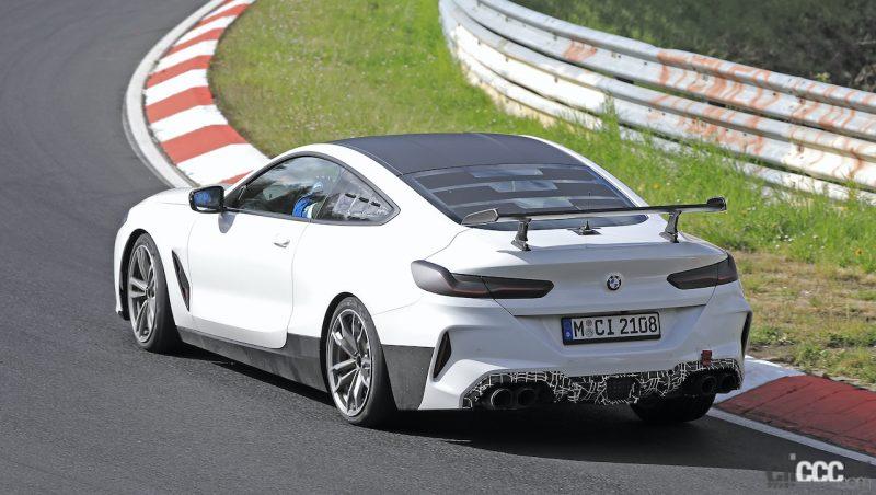 「700馬力超え？BMW M8最強モデル「CSL」開発車両がニュル高速テスト開始！」の10枚目の画像