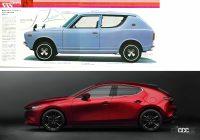 よく見りゃ似ているこの2台！昭和を支えた名車から最新車種まで激似〜ちょい似のクルマ5組 - cherry van side and mazda3 side