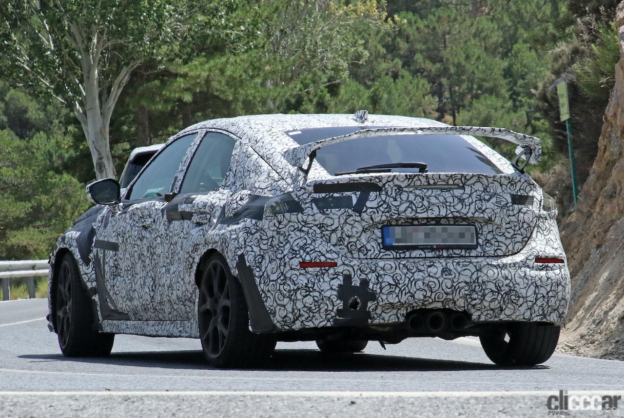 Type R 19 Honda Civic Type R 19 画像|ホンダ シビック タイプR 次期型プロト、センター3本出しエキゾーストパイプを装着 ...